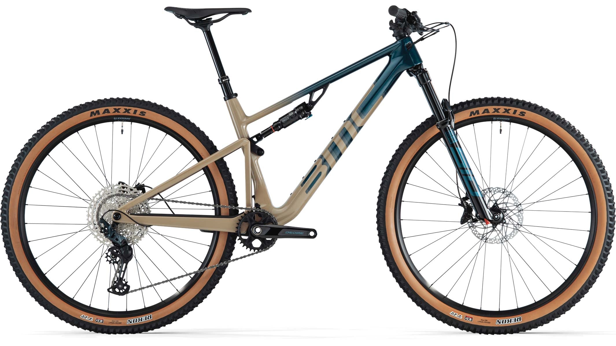 BMC Bikes | Fourstroke LT TWO SPARKLING DARK PETROL / SAND